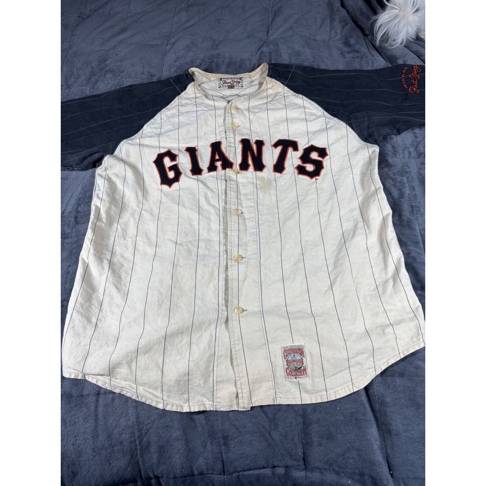 Mirage First String SF Giants Cooperstown Collection Baseball Jersey Mens XL